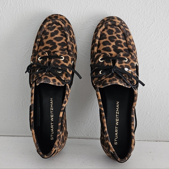 Stuart Weitzman Shoes - NWOT Stuart Weitzman Tinsley Leopard Moccasins/Loafers